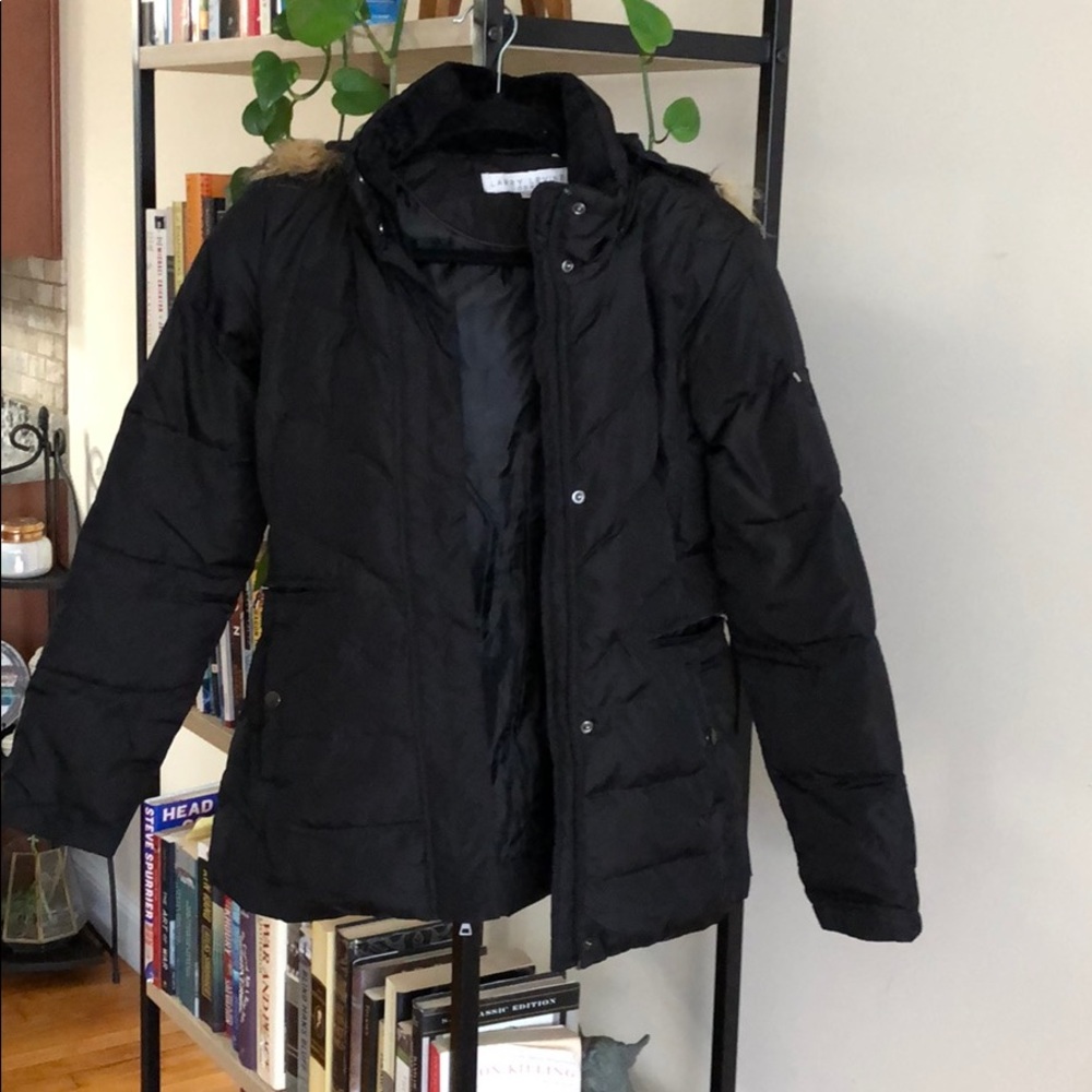 Larry Levine black down puffer jacket